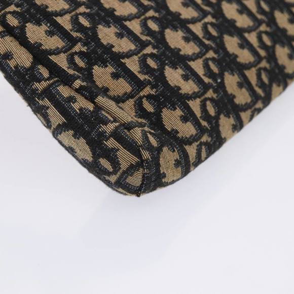Christian Dior Trotter Canvas Clutch Bag Navy Auth ep4801 - Picture 16 of 16